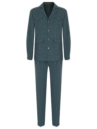 Пиджак Lawrence из ткани Drago "Wool Silk and Linen"