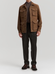 Брюки Massimo N из ткани Reda "Super 120'S Flannel Washable"