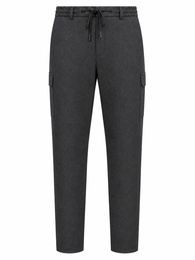 Брюки Massimo cargo из ткани Reda "Super 120'S Flannel Washable"