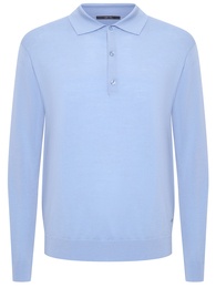 Пуловер-поло BML Base Polo Buttons Neck Long Sleeve, 330141
