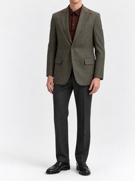 Пиджак Enrico из ткани Carlo Barbera "Super 130'S Suit Saxony Monostretch"